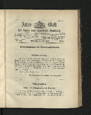 Vorschaubild von [[Amtsblatt der Freien und Hansestadt Hamburg]]