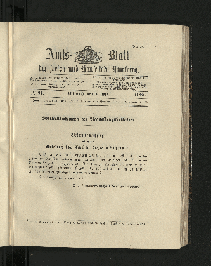 Vorschaubild von [[Amtsblatt der Freien und Hansestadt Hamburg]]