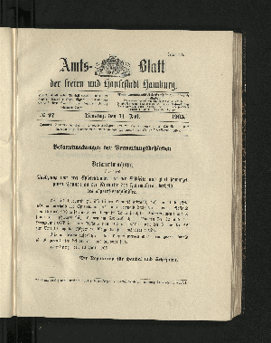 Vorschaubild von [[Amtsblatt der Freien und Hansestadt Hamburg]]