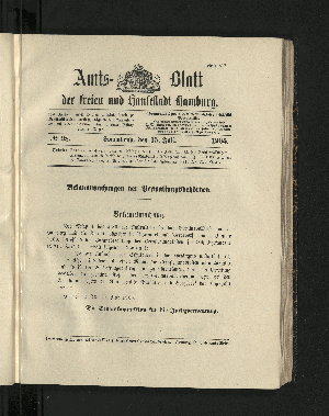 Vorschaubild von [[Amtsblatt der Freien und Hansestadt Hamburg]]