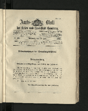 Vorschaubild von [[Amtsblatt der Freien und Hansestadt Hamburg]]