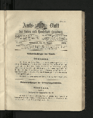 Vorschaubild von [[Amtsblatt der Freien und Hansestadt Hamburg]]