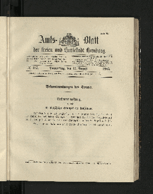 Vorschaubild von [[Amtsblatt der Freien und Hansestadt Hamburg]]