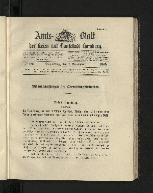 Vorschaubild von [[Amtsblatt der Freien und Hansestadt Hamburg]]