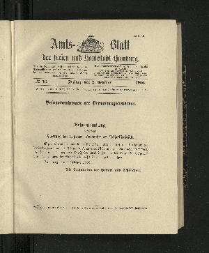 Vorschaubild von [[Amtsblatt der Freien und Hansestadt Hamburg]]