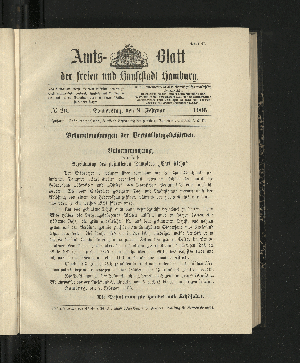 Vorschaubild von [[Amtsblatt der Freien und Hansestadt Hamburg]]