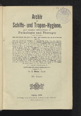 Vorschaubild von [Archiv für Schiffs- und Tropenhygiene]