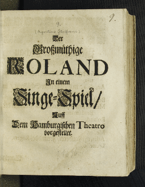 Vorschaubild von Der Großmüthige Roland