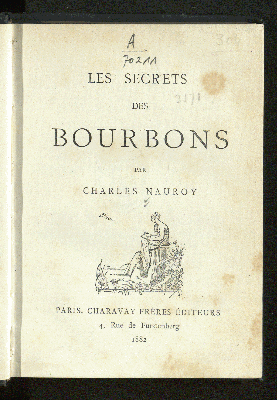 Vorschaubild von Les secrets des Bourbons