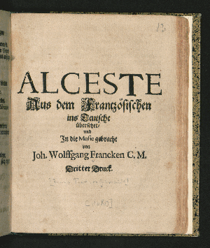 Vorschaubild von Alceste
