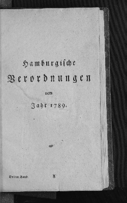 Vorschaubild von [[Sammlung hamburgischer Verordnungen]]