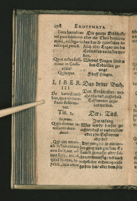 Vorschaubild von [Liber III. Das dritte Buch.]