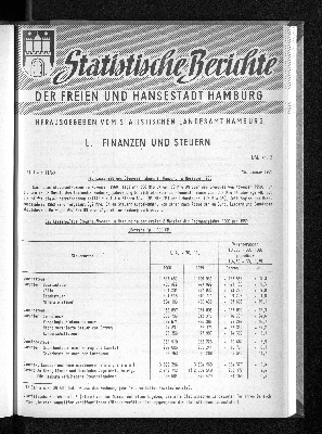 Vorschaubild von [[Statistische Berichte der Freien und Hansestadt Hamburg / L]]