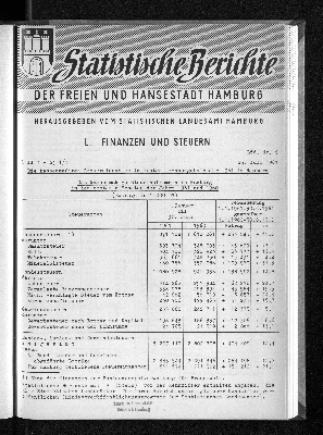 Vorschaubild von [[Statistische Berichte der Freien und Hansestadt Hamburg / L]]