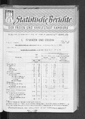 Vorschaubild von [[Statistische Berichte der Freien und Hansestadt Hamburg / L]]