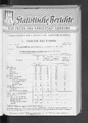 Vorschaubild von [[Statistische Berichte der Freien und Hansestadt Hamburg / L]]