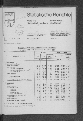 Vorschaubild von [Statistische Berichte der Freien und Hansestadt Hamburg / L]