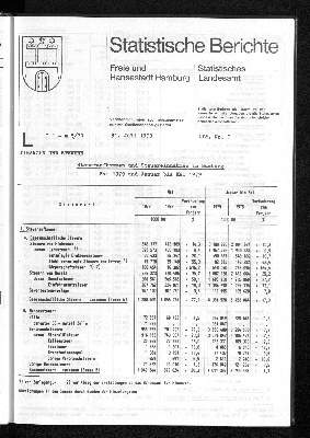 Vorschaubild von [[Statistische Berichte der Freien und Hansestadt Hamburg / L]]