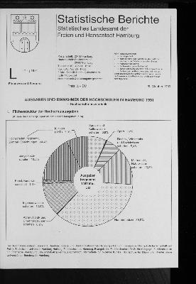 Vorschaubild von 1. Fächerstruktur der Hochschulausgaben