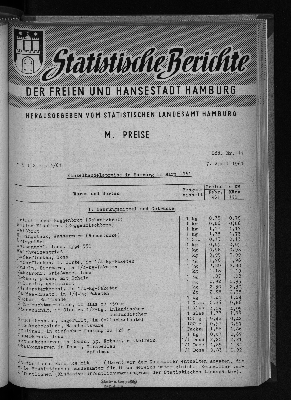 Vorschaubild von [[Statistische Berichte der Freien und Hansestadt Hamburg / M]]