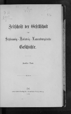 Vorschaubild von [Zeitschrift der Gesellschaft für Schleswig-Holstein-Lauenburgische Geschichte]