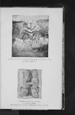 Vorschaubild von 12. Abb., zu S. 212. Figürliche Darstellung, am Sockel der Kirche zu Ulsnis eingemauert und Bildwerk aus dem Dom zu Lund (aus Rydbecks Werke). Zur Vergleichung mit dem obenstehenden Bilde mitgeteilt.