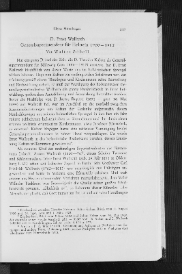 Vorschaubild von D. Ernst Wallroth, Generalsuperintendent für Holstein 1900-1912