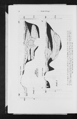 Vorschaubild von Abb. 5: Profile von der Geestinsel "Ule Wearf" nach Nordosten ins Tal der Soholmer Au.