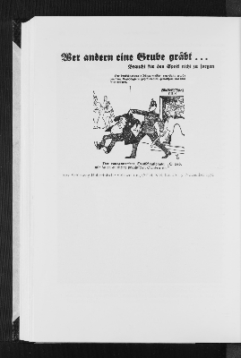 Vorschaubild von Abb.: "Wer andern eine Grube gräbt...". Aus: Schleswig-Holsteinische Volkszeitung (SPD), Kiel, Nr. 261, 5. November 1932