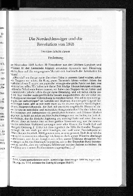 Vorschaubild von Die Nordschleswiger und die Revolution von 1848