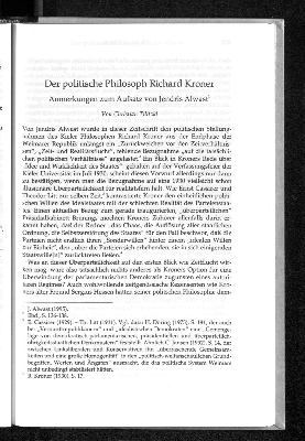 Vorschaubild von Der politische Philosoph Richard Kroner