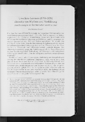 Vorschaubild von Uwe Jens Lornsen (1793-1838) diesseits von Mythos und Verklärung