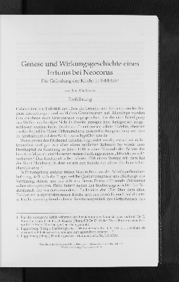 Vorschaubild von Genese und Wirkungsgeschichte eines Irrtums bei Neocorus. Die Gründung der Kirche in Eddelak