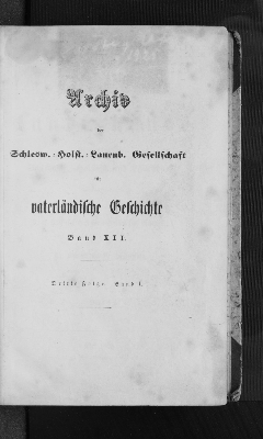 Vorschaubild von [Jahrbücher für die Landeskunde / Gesellschaft für Schleswig-Holstein-Lauenburgische Geschichte]