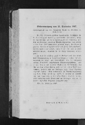 Vorschaubild von Bekanntmachung vom 21.9.1847