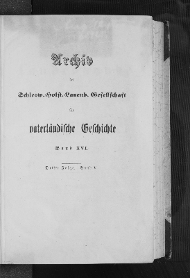 Vorschaubild von [Jahrbücher für die Landeskunde / Gesellschaft für Schleswig-Holstein-Lauenburgische Geschichte]
