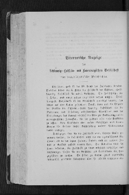 Vorschaubild von Literarische Anzeige der Schleswig-Holstein- und Lauenburgischen Gesellschaft für vaterländische Geschichte.