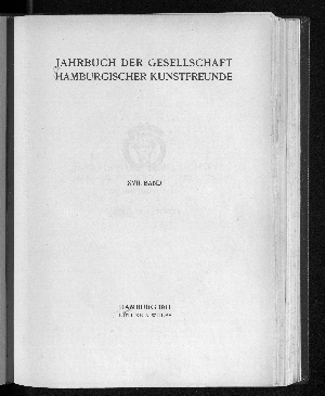 Vorschaubild von [[Jahrbuch // Gesellschaft Hamburgischer Kunstfreunde]]
