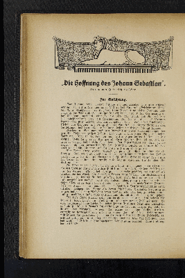 Vorschaubild von "Die Hoffnung des Johann Sebastian"