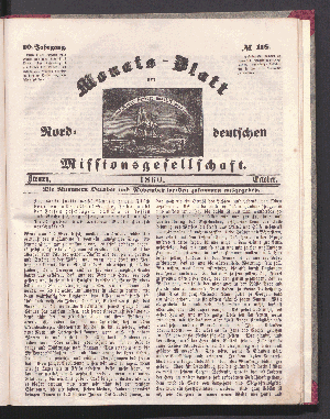 Vorschaubild von 10. Jahrgang. N°. 118. Bremen. 1860. October