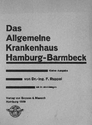Vorschaubild von Das Allgemeine Krankenhaus Hamburg-Barmbeck