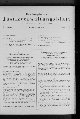 Vorschaubild von Hamburgisches Justizverwaltungsblatt Nr. 6