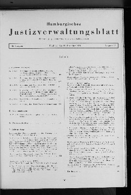 Vorschaubild von Hamburgisches Justizverwaltungsblatt Nr. 12