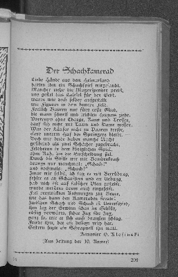 Vorschaubild von Gedicht: Der Schachkamerad