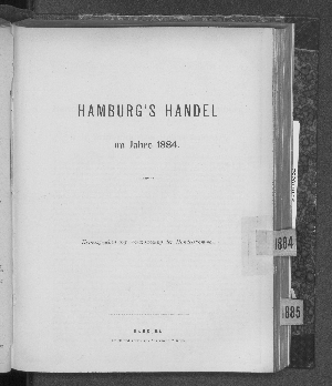 Vorschaubild von [Hamburgs Handel]