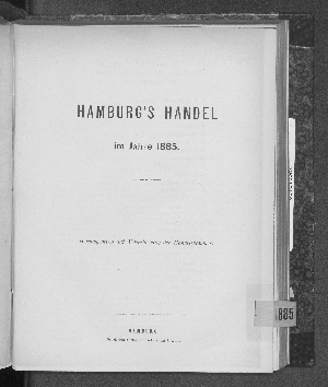 Vorschaubild von [Hamburgs Handel]