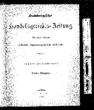 Vorschaubild von [Hamburgische Handelsgerichts-Zeitung]