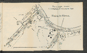 Vorschaubild von Beilage zum Elbschiffahrts-Kalender 1902.
Hafen in Riesa.