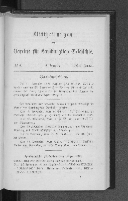 Vorschaubild von Hamburgische Medaillen vom Jahre 1885.