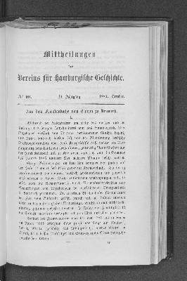 Vorschaubild von Aus dem Fremdenbuche vom Thurm zu Neuwerk.